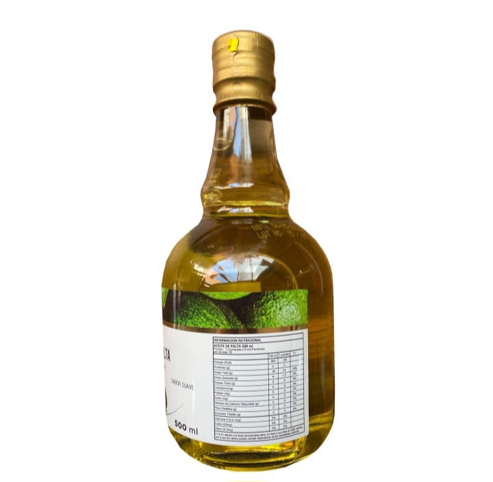 Aceite Premium de Palta Intensidad suave 500 ml BOrganic + IVA - Imagen 2